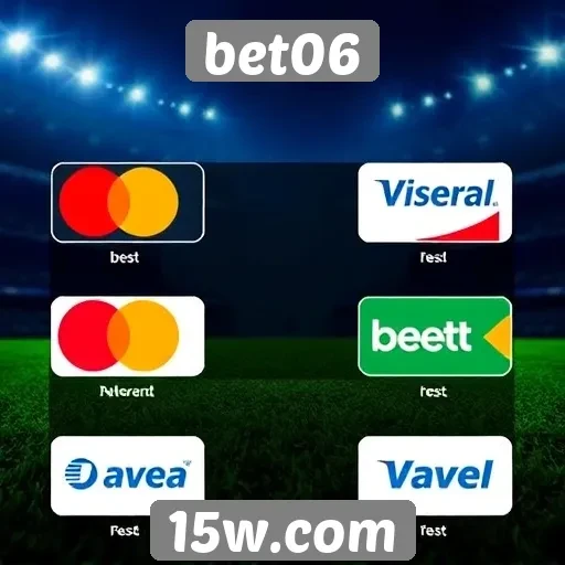 Compare as opções de pagamento disponíveis no bet06